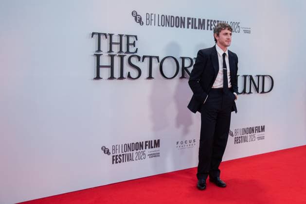 The History of Sound Headline Gala at the 69th BFI London Film Festival at The Royal Festival Hall - 18 Oct 2025 Paul Mescal attends The History of Sound Headline Gala at the 69th BFI London Film Festival at The Royal Festival Hall. London United Kingdom Copyright: xLoredanaxSangiulianox xSOPAxImagesx LSangiuliano-8511