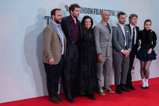 October 18, 2025, London, United Kingdom: (L-R) Andrew Kortschak, Josh O Connor, ThÃ resa Ryan, Director Oliver Hermanus, Ben Shattuck, Paul Mescal and Emma Canning attend The History of Sound Headline Gala at the 69th BFI London Film Festival at The Royal Festival Hall. London United Kingdom - ZUMAs197 20251018_aaa_s197_180 Copyright: xLoredanaxSangiulianox