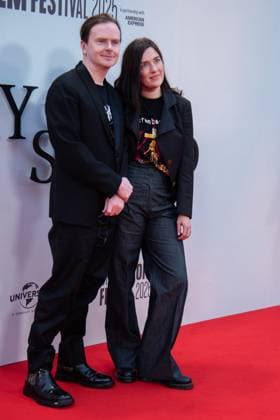 October 18, 2025, London, United Kingdom: Oliver Coates (L) attends The History of Sound Headline Gala at the 69th BFI London Film Festival at The Royal Festival Hall. London United Kingdom - ZUMAs197 20251018_aaa_s197_190 Copyright: xLoredanaxSangiulianox