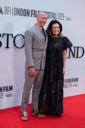 October 18, 2025, London, United Kingdom: Director Oliver Hermanus and ThÃ resa Ryan attend The History of Sound Headline Gala at the 69th BFI London Film Festival at The Royal Festival Hall. London United Kingdom - ZUMAs197 20251018_aaa_s197_192 Copyright: xLoredanaxSangiulianox