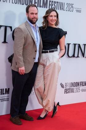 October 18, 2025, London, United Kingdom: Andrew Kortschak (L) attends The History of Sound Headline Gala at the 69th BFI London Film Festival at The Royal Festival Hall. London United Kingdom - ZUMAs197 20251018_aaa_s197_196 Copyright: xLoredanaxSangiulianox