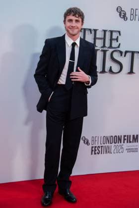 October 18, 2025, London, United Kingdom: Paul Mescal attends The History of Sound Headline Gala at the 69th BFI London Film Festival at The Royal Festival Hall. London United Kingdom - ZUMAs197 20251018_aaa_s197_205 Copyright: xLoredanaxSangiulianox