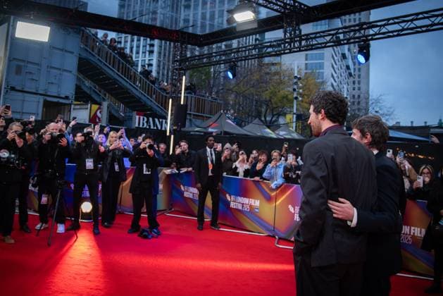 October 18, 2025, London, United Kingdom: Josh O Connor and Paul Mescal attend The History of Sound Headline Gala at the 69th BFI London Film Festival at The Royal Festival Hall. London United Kingdom - ZUMAs197 20251018_aaa_s197_209 Copyright: xLoredanaxSangiulianox