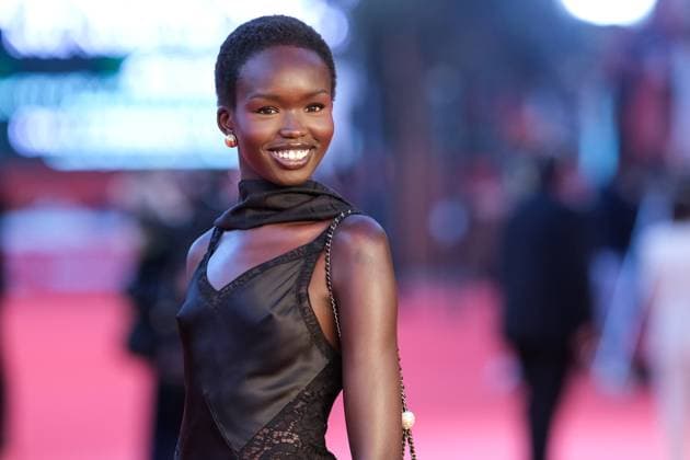 Couture red carpet during the 20th Rome Film Fest in Italy. 18 October 2025 Anyier Anei attends the red carpet for Couture during the 20th Rome Film Fest at Auditorium Parco Della Musica in Rome. 18 October 2025, Credit:Davide Di Lalla - Unicode Images Avalon Italy, Rome, Auditorium Parco della Musica  Copyright: xDavidexDixLallax-xUnicodexImagesx xAvalonx 1046484219