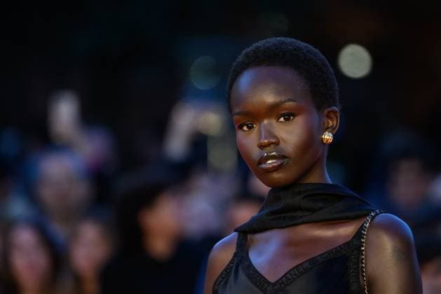 Anyier Anei attends the Couture red carpet during the 20th Rome Film Festival at Auditorium Parco della Musica in Rome (Italy), October 18, 2025. andreaxstaccioli
