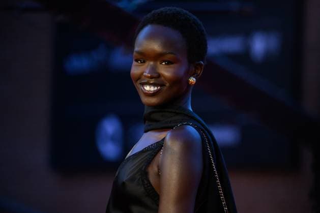 Anyier Anei attends the Couture red carpet during the 20th Rome Film Festival at Auditorium Parco della Musica in Rome (Italy), October 18, 2025. andreaxstaccioli