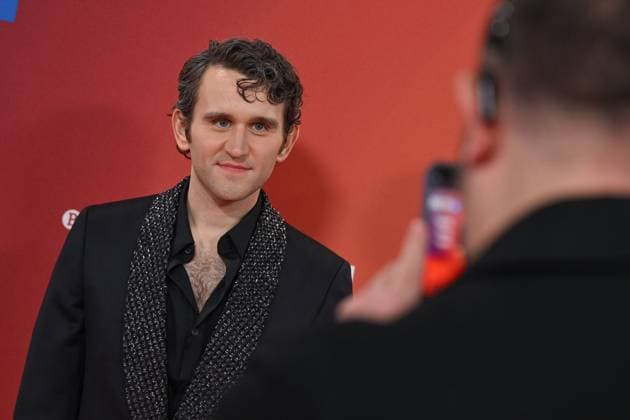 PILLION Gala at 69th BFI London Film Festival LONDON, UNITED KINGDOM - OCTOBER 18: Harry Melling attends the UK premiere of PILLION during the 69th BFI London Film Festival at the Royal Festival Hall in London, United Kingdom on October 18, 2025. Rasid Necati Aslim Anadolu London United Kingdom. Editorial use only. Please get in touch for any other usage.  Copyright: x2025xAnadoluxRasidxNecatixAslimx