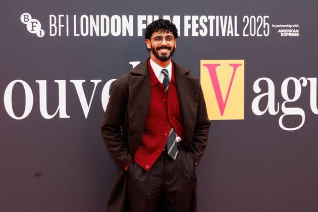 Premiere of Nouvelle Vague, BFI London Film Festival, London, UK, 18 October 2025. Omar Elsarrag - BFI London Film Festival - Red carpet - Premiere of Nouvelle Vague - London, UK on 18th October 2025, Credit:Manuela Langotsch Avalon United Kingdom, London, Royal Festival Hall  Copyright: xManuelaxLangotschx xAvalonx 1046544209