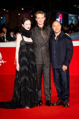Good Boy red carpet during the 20th Rome Film Festival at Auditorium Parco Della Musica in Rome, Italy on 19 October 2025. Andrea Riseborough, Anson Boon and Stephen Graham attend the Good Boy red carpet during the 20th Rome Film Festival at Auditorium Parco Della Musica in Rome, Italy on 19 October 2025., Credit:Stefano Costantino TTL Avalon Italy, Rome  Copyright: xStefanoxCostantinoxTTLx xAvalonx 1046733415