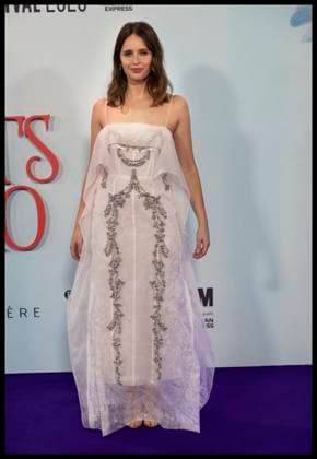 . 19 10 2025. London, United Kingdom. Felicity Jones arriving at the premiere of 100 Nights of Hero on the closing night of the London Film Festival. xStephenxLockx xi-Imagesx IIM-26313-0032