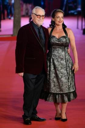 Glenrothan red carpet in Rome, Italy - 19 Oct 2025 Brian Cox (l) and Nicole Ansari Cox (r) attend the Glenrothan red carpet at Auditorium Parco della Musica at Rome Film Fest 2025. Rome Italy Copyright: xMarioxCartellix xSOPAxImagesx _DSC8243
