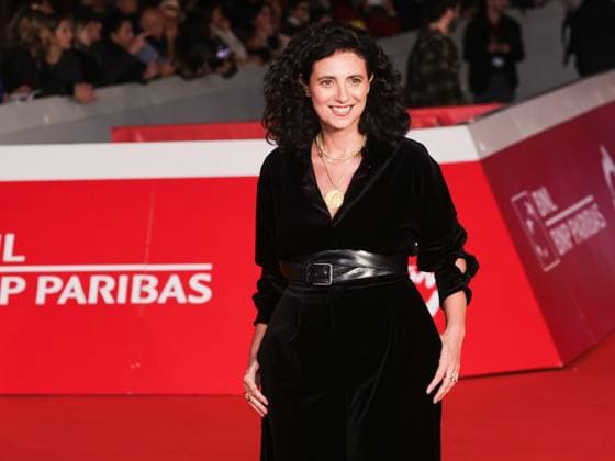 Rome, Italy, Italy: Roma Cinema Fest 2025, evening 5 - Red carpet film Pirandello The Giant in Love. Pictured: Costanza Quatriglio Rome Italy  - ZUMAp169 20251019_zea_p169_827 Copyright: xMarcoxProvvisionatox