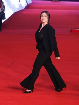 Rome, Italy, Italy: Roma Cinema Fest 2025, evening 5 - Red carpet film Pirandello The Giant in Love. Pictured: Simona Distefano Rome Italy  - ZUMAp169 20251019_zea_p169_852 Copyright: xMarcoxProvvisionatox