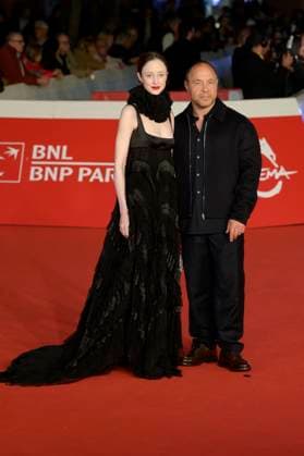 Good boy red carpet in Rome, Italy - 19 Oct 2025 Andrea Risenborough (l) and Stephen Graham (r) attend the Good boy movie red carpet at Auditorium Parco della Musica at Rome Film Fest 2025. Rome Italy Copyright: xMarioxCartellix xSOPAxImagesx _DSC8287