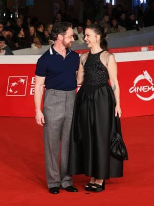 Roma Cinema Fest 2025, evening 5 - Red carpet film California Schemin Pictured: James McAvoy and Lisa Liberati  Copyright: xMarcoxProvvisionatox xipa-agency.netx xDxAvanzo Landi Provvisionatox IPA_Agency_IPA66831502