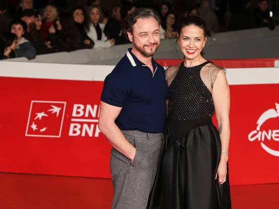 Roma Cinema Fest 2025, evening 5 - Red carpet film California Schemin Pictured: James McAvoy and Lisa Liberati  Copyright: xMarcoxProvvisionatox xipa-agency.netx xDxAvanzo Landi Provvisionatox IPA_Agency_IPA66831507