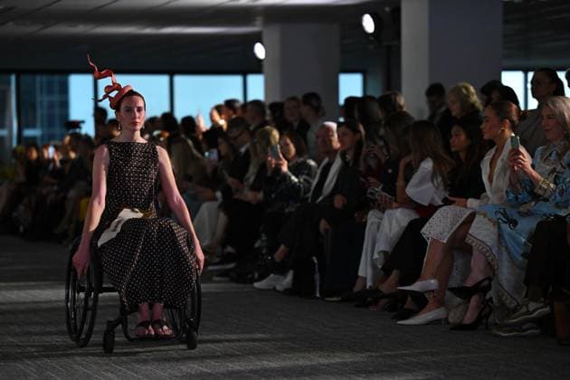 MELBOURNE FASHION WEEK 2025, A model walks the Opulent Tastes runway wearing a design by Lovaan during the Melbourne Fashion Week Media preview in Melbourne, Monday, October 20, 2025. ( NO ARCHIVING MELBOURNE VICTORIA AUSTRALIA  Copyright: xJAMESxROSSx 20251020113405401576