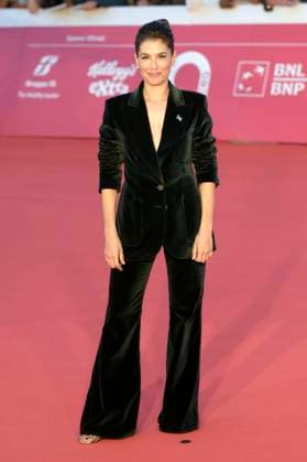 Giulia Michelini bei der Premiere des Kinofilms Il falsario auf dem 20. Internationalen Filmfestival von Rom Festa del Cinema di Roma 2025 im Auditorium Parco della Musica. Rom, 19.10.2025