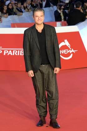 Edoardo Pesce bei der Premiere des Kinofilms Il falsario auf dem 20. Internationalen Filmfestival von Rom Festa del Cinema di Roma 2025 im Auditorium Parco della Musica. Rom, 19.10.2025