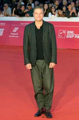 Edoardo Pesce bei der Premiere des Kinofilms Il falsario auf dem 20. Internationalen Filmfestival von Rom Festa del Cinema di Roma 2025 im Auditorium Parco della Musica. Rom, 19.10.2025