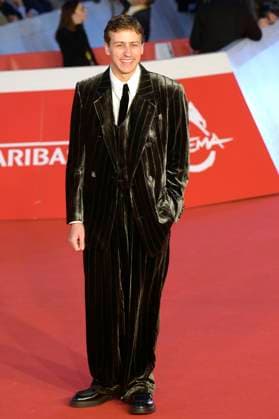 Mattia Carrano bei der Premiere des Kinofilms Il falsario auf dem 20. Internationalen Filmfestival von Rom Festa del Cinema di Roma 2025 im Auditorium Parco della Musica. Rom, 19.10.2025