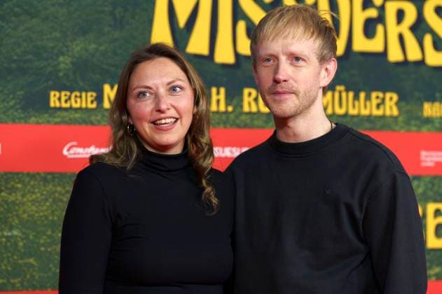 Mira Huber und David Zimmerschied bei der Premiere des Kinofilms Pumuckl und das große Missverständnis im Mathäser Filmpalast. München, 19.10.2025