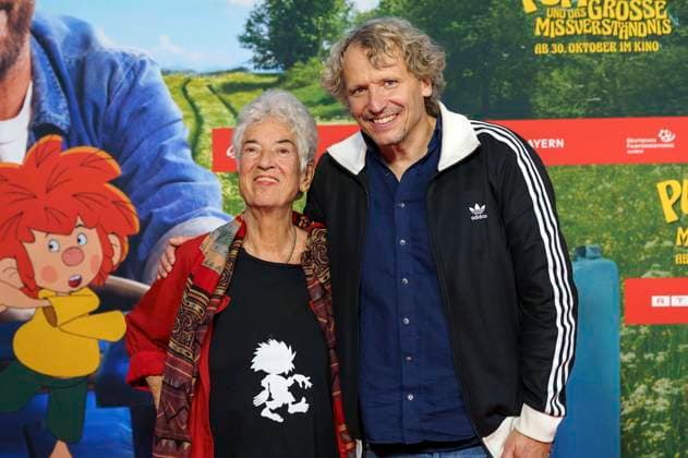 Barbara von Johnson und Marcus H. Rosenmüller bei der Premiere des Kinofilms Pumuckl und das große Missverständnis im Mathäser Filmpalast. München, 19.10.2025