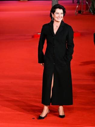 Rome, Italy, Italy: Roma Cinema Fest 2025, evening 6 - Red Carpet for the film WARRIORS THE RULE OF BALANCE In the photo Monica Guerritore Rome Italy  - ZUMAp169 20251020_zea_p169_915 Copyright: xMaurizioxD Avanzox