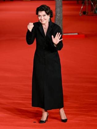 Rome, Italy, Italy: Roma Cinema Fest 2025, evening 6 - Red Carpet for the film WARRIORS THE RULE OF BALANCE In the photo Monica Guerritore Rome Italy  - ZUMAp169 20251020_zea_p169_918 Copyright: xMaurizioxD Avanzox