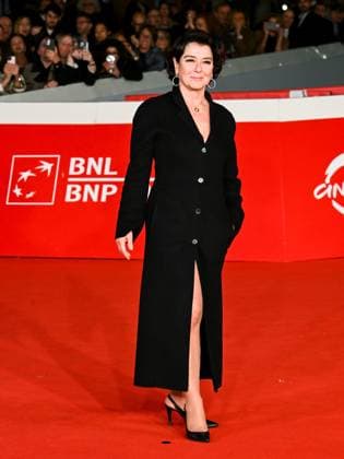 Rome, Italy, Italy: Roma Cinema Fest 2025, evening 6 - Red Carpet for the film WARRIORS THE RULE OF BALANCE In the photo Monica Guerritore Rome Italy  - ZUMAp169 20251020_zea_p169_920 Copyright: xMaurizioxD Avanzox