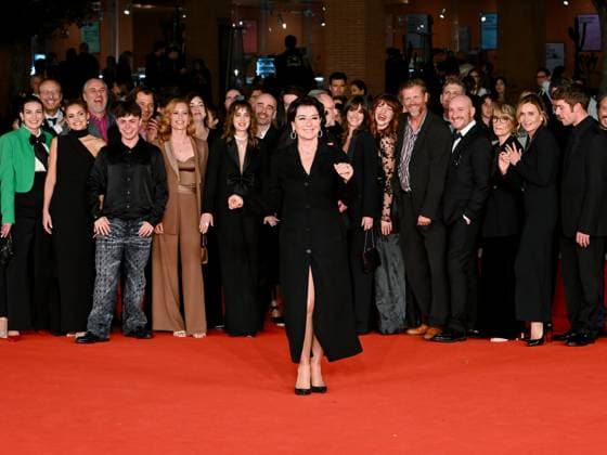 Rome Cinema Fest 2025, evening 6 - Red Carpet of the film Anna In the photo Monica Guerritore with the cast  Copyright: xMaurizioxD Avanzox xipa-agency.netx xDxAvanzo Landi Provvisionatox IPA_Agency_IPA66868332