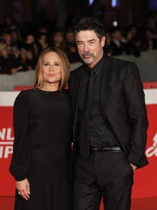 Rome Cinema Fest 2025, day 6 - Red carpet for the film Warriors: The Rule of Balance. Pictured: Alessandro Gassmann, Sabrina Knaflitz  Copyright: xMarcoxProvvisionatox xipa-agency.netx xDxAvanzo Landi Provvisionatox IPA_Agency_IPA66871110