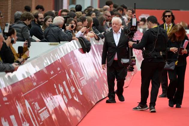 October 20, 2025, Rome, Italy: Jim Sheridan attends the red carpet of movie Re-Creation during the Rome Film Fest 2025 at Auditorium Parco della Muisca. Rome Italy - ZUMAs197 20251020_aaa_s197_201 Copyright: xMarioxCartellix