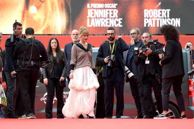 Jennifer Lawrence bei der Premiere des Kinofilms Die My Love auf dem 20. Internationalen Filmfestival von Rom Festa del Cinema di Roma 2025 im Auditorium Parco della Musica. Rom, 20.10.2025