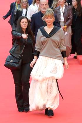 Jennifer Lawrence bei der Premiere des Kinofilms Die My Love auf dem 20. Internationalen Filmfestival von Rom Festa del Cinema di Roma 2025 im Auditorium Parco della Musica. Rom, 20.10.2025