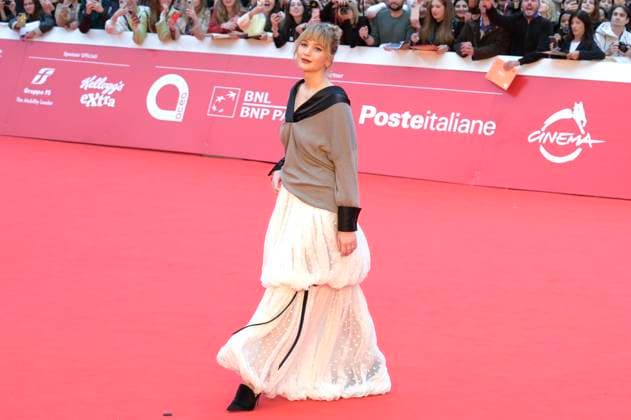 Jennifer Lawrence bei der Premiere des Kinofilms Die My Love auf dem 20. Internationalen Filmfestival von Rom Festa del Cinema di Roma 2025 im Auditorium Parco della Musica. Rom, 20.10.2025