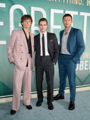 Regretting You Premiere - Los Angeles, USA LOS ANGELES, USA. October 20, 2025: Mason Thames, Dave Franco & Scott Eastwood at the premiere for Regretting You at the Paramount Theatre. Los Angeles CA USA  Copyright: xPaulxSmith Featureflashx