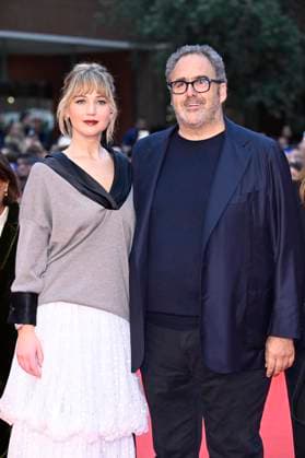 20th Edition of Rome Film Fest Red Carpet of the movie -Die my love- Auditorium Parco della Musica - Rome, Italy Jennifer Lawrence;Salvatore Nastasi 20th Edition of Rome Film Fest Red Carpet of the movie -Die my love- Auditorium Parco della Musica - Rome, Italy 20th October 2025  Copyright: xMAXxMONTINGELLI SGPx