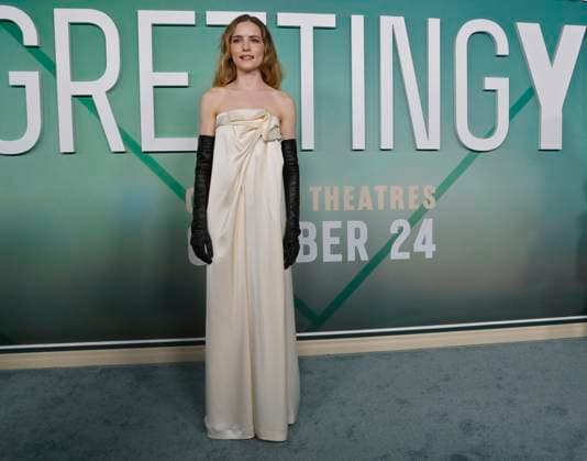 Cast member Willa Fitzgerald attends the premiere of the motion picture romantic drama Regretting You at Paramount Studios in Los Angeles on Monday, October 20, 2025. Storyline: Centers on the strained relationship between young mother Morgan Grant and her teenage daughter Clara, exacerbated by Morgan s husband Chris s tragic death, forcing them to navigate life s challenges together.  LAP2025102036 JIMxRUYMEN