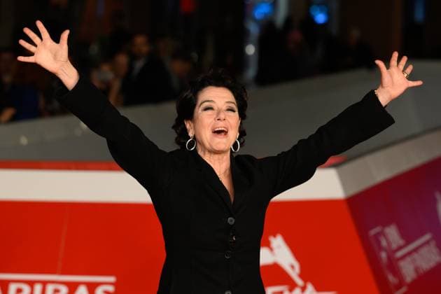 News - Rome Film Festival 2025 Monica Guerritore attends the red carpet of the movie Anna  during the 20th Rome Film Fest at Auditorium Parco della Musica on October 20, 2025 in Rome, Italy. Rome Auditorium Parco della Musica Italy Copyright: xFabrizioxCorradettix xLiveMediax LPN_2093364
