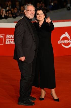 News - Rome Film Festival 2025 Roberto Zaccaria and Monica Guerritore attend the red carpet of the movie Anna  during the 20th Rome Film Fest at Auditorium Parco della Musica on October 20, 2025 in Rome, Italy. Rome Auditorium Parco della Musica Italy Copyright: xFabrizioxCorradettix xLiveMediax LPN_2093375
