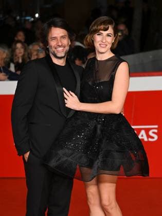 Rome Cinema Fest 2025, evening 7 - World s Best Movie red carpet. Pictured: Diana Del Bufalo with her boyfriend Patrizio  Copyright: xMaurizioxD Avanzox xipa-agency.netx xDxAvanzo Provvisionatox IPA_Agency_IPA66900313