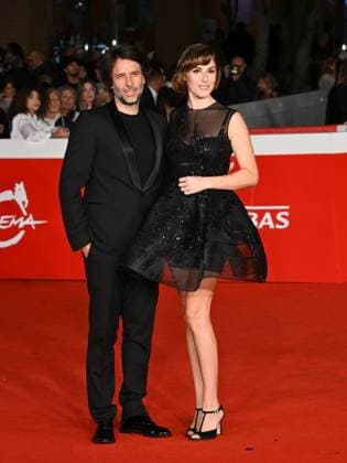 Rome Cinema Fest 2025, evening 7 - World s Best Movie red carpet. Pictured: Diana Del Bufalo with her boyfriend Patrizio  Copyright: xMaurizioxD Avanzox xipa-agency.netx xDxAvanzo Provvisionatox IPA_Agency_IPA66900368