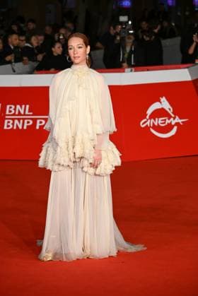 Rome: Rome Cinema Fest 2025, evening 7 - World s Best Movie red carpet. Pictured: Cristiana Capotondi Rome  - ZUMAp169 20251021_zea_p169_503 Copyright: xMaurizioxD Avanzox