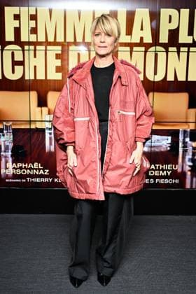 La Femme La Plus Riche Du Monde Premiere Marina Fois attending the La Femme La Plus Riche Du Monde Premiere at the UGC Cine Cite Les Halles in Paris, France on October 21, 2025. Photo by Aurore Marechal ABACAPRESS.COM Paris France  Copyright: xMarechalxAurore ABACAx
