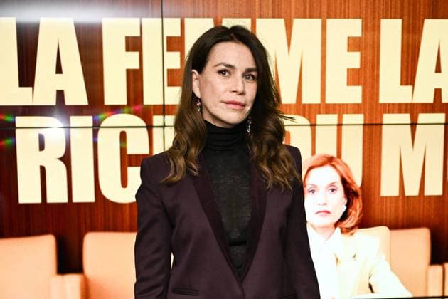 La Femme La Plus Riche Du Monde Premiere Valerie Kaprisky attending the La Femme La Plus Riche Du Monde Premiere at the UGC Cine Cite Les Halles in Paris, France on October 21, 2025. Photo by Aurore Marechal ABACAPRESS.COM Paris France  Copyright: xMarechalxAurore ABACAx