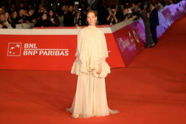 October 21, 2025, Rome, Italy: Cristiana Capotondi attends the Best movie worlds red carpet at Auditorium Parco della Musica during Rome Film Fest 2025. Rome Italy - ZUMAs197 20251021_aaa_s197_160 Copyright: xMarioxCartellix
