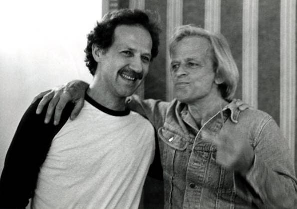 Werner Herzog et Klaus Kinski au Festival de Cannes. RECORD DATE NOT STATED