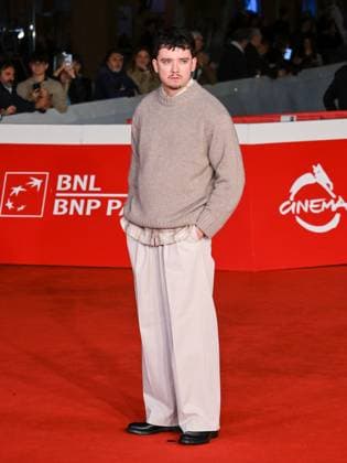 Rome, Italy, Italy: Roma Cinema Fest 2025 day 8 - premiere of the film OUR HERO, BALTHAZAR In the photo: Asa Butterfield Rome Italy  - ZUMAp169 20251022_zea_p169_1016 Copyright: xMaurizioxD Avanzox