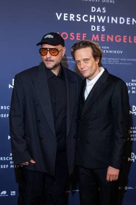 Premiere - Das Verschwinden des Josef Mengele - Kirill Serebrennikov und August Diehl bei der Premiere des Kinofilms Das Verschwinden des Josef Mengele im Delphi-Filmpalast am 22.10.2025 in Berlin. Copyright: xEventpressxKochanx